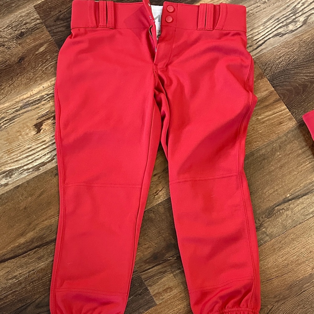 Champro Women’s Small Softball pant S new red